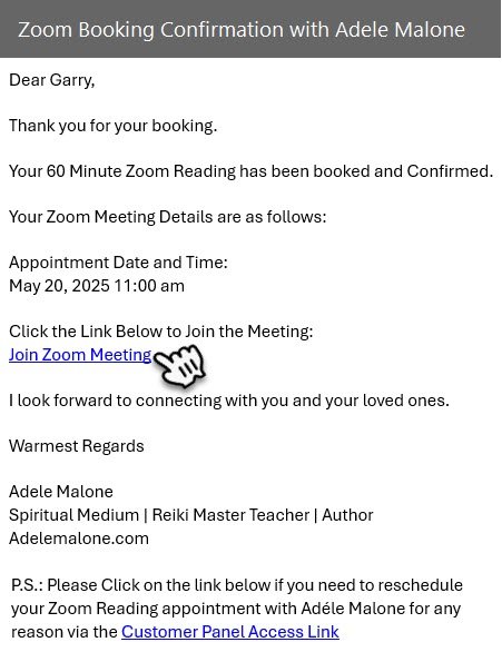 Zoom-Booking