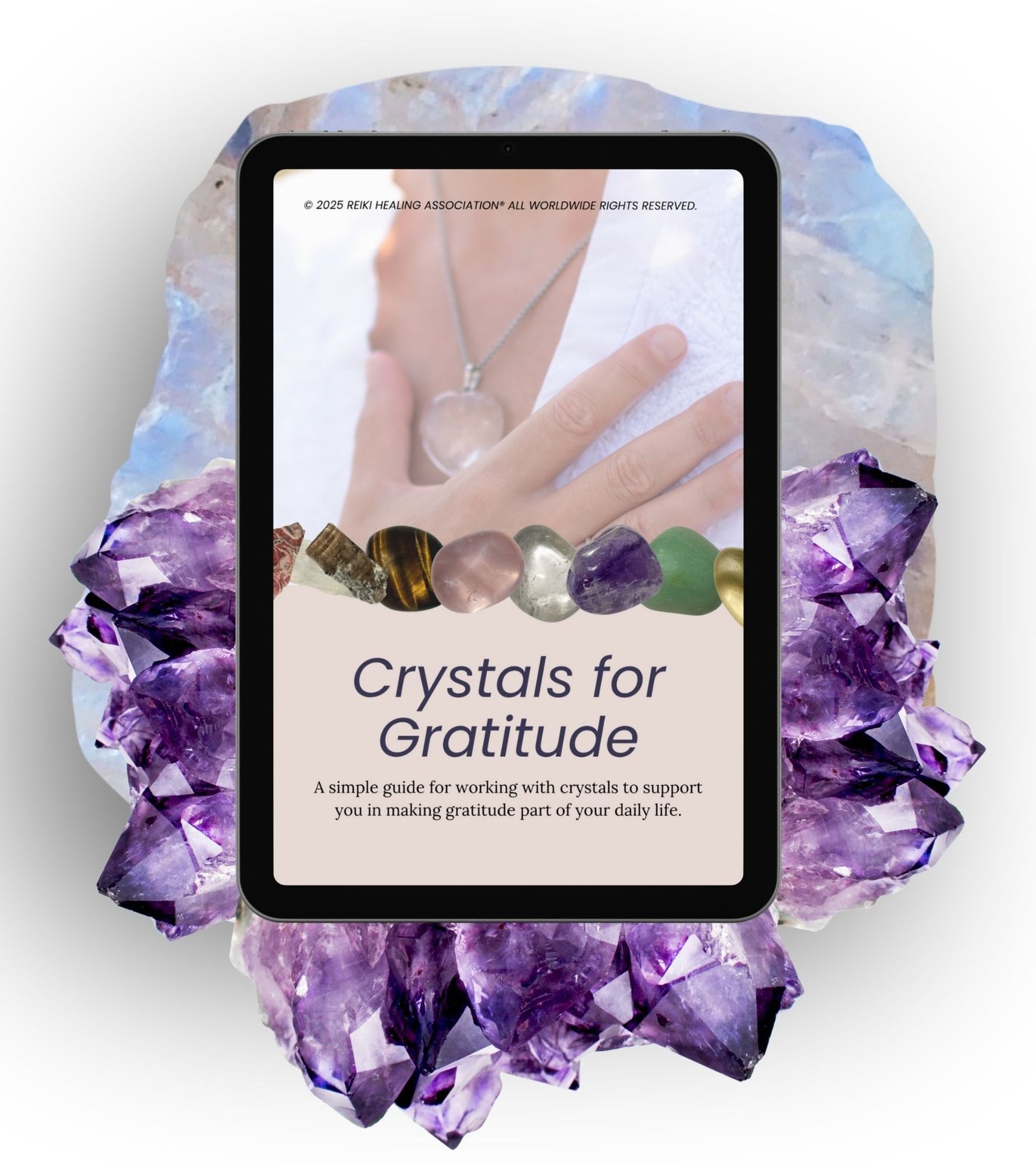 crystal healing practitioner online training - reiki healing association 6